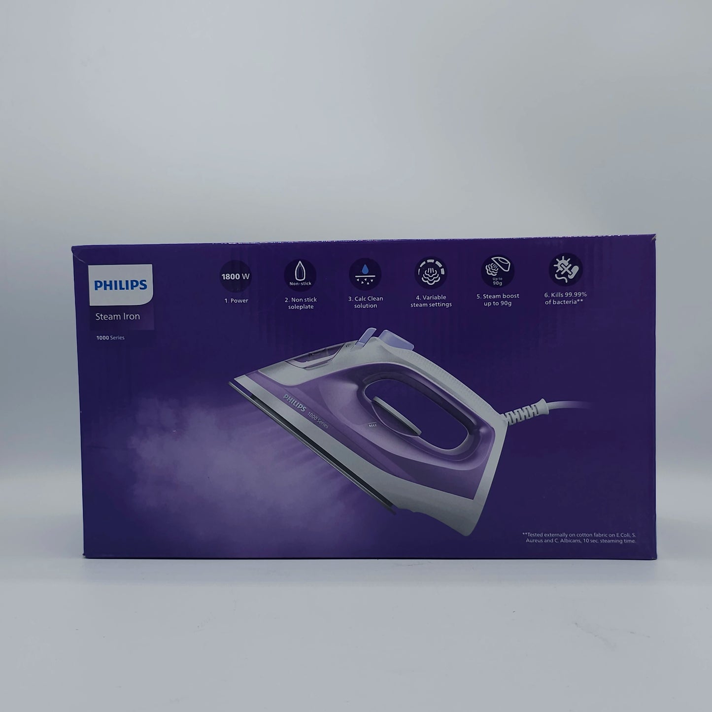 Fer à repasser vapeur Philips 1000 Series (1800W) – Repassage rapide et fluide