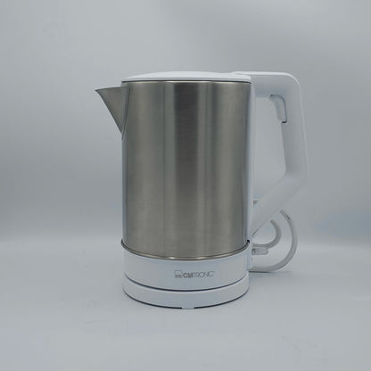 Bouilloire Électrique Clatronic WKS 3692 - Inox & Design Compact - Sans BPA