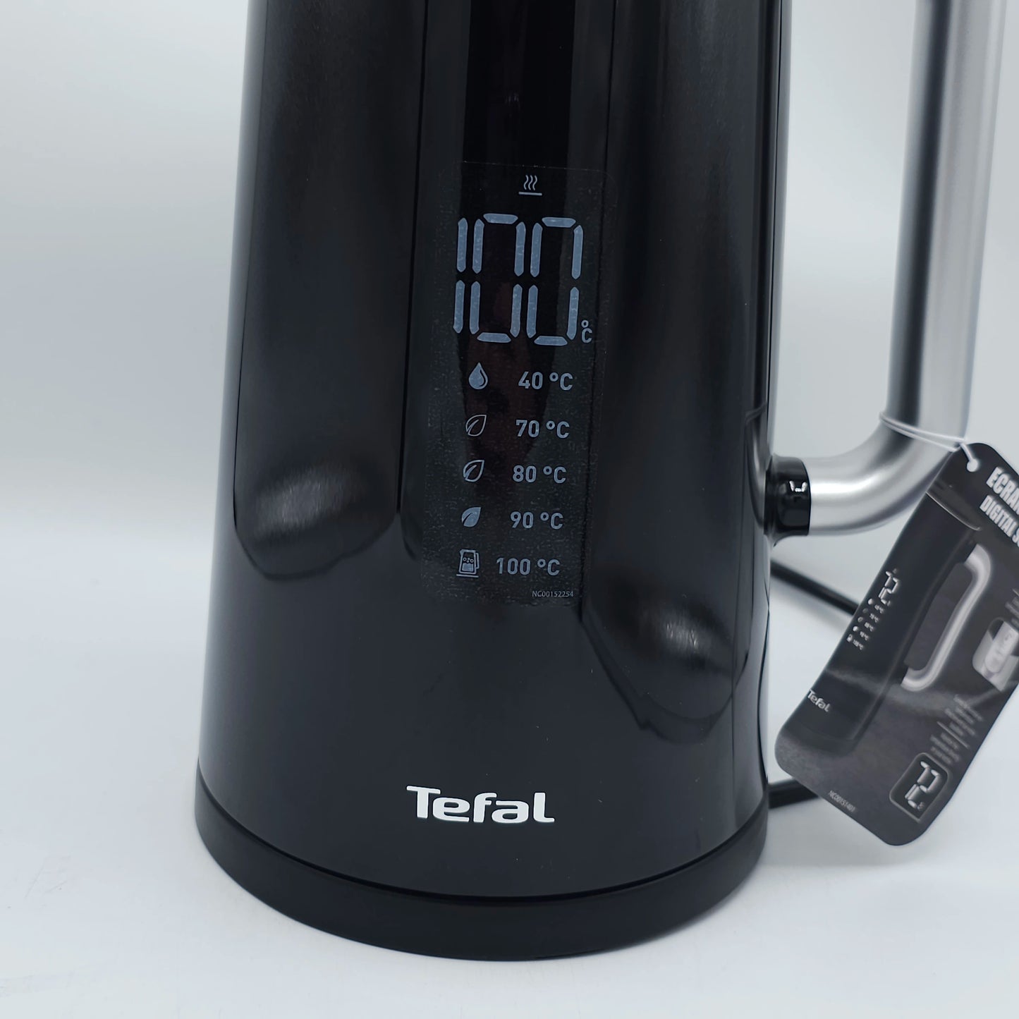Bouilloire Électrique Tefal Smart'n Light - 1.7L, Écran Digital, 5 Températures