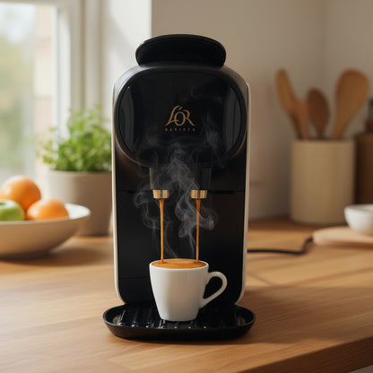 Machine à Café L'OR Barista Originale - Expresso Double & Design Premium