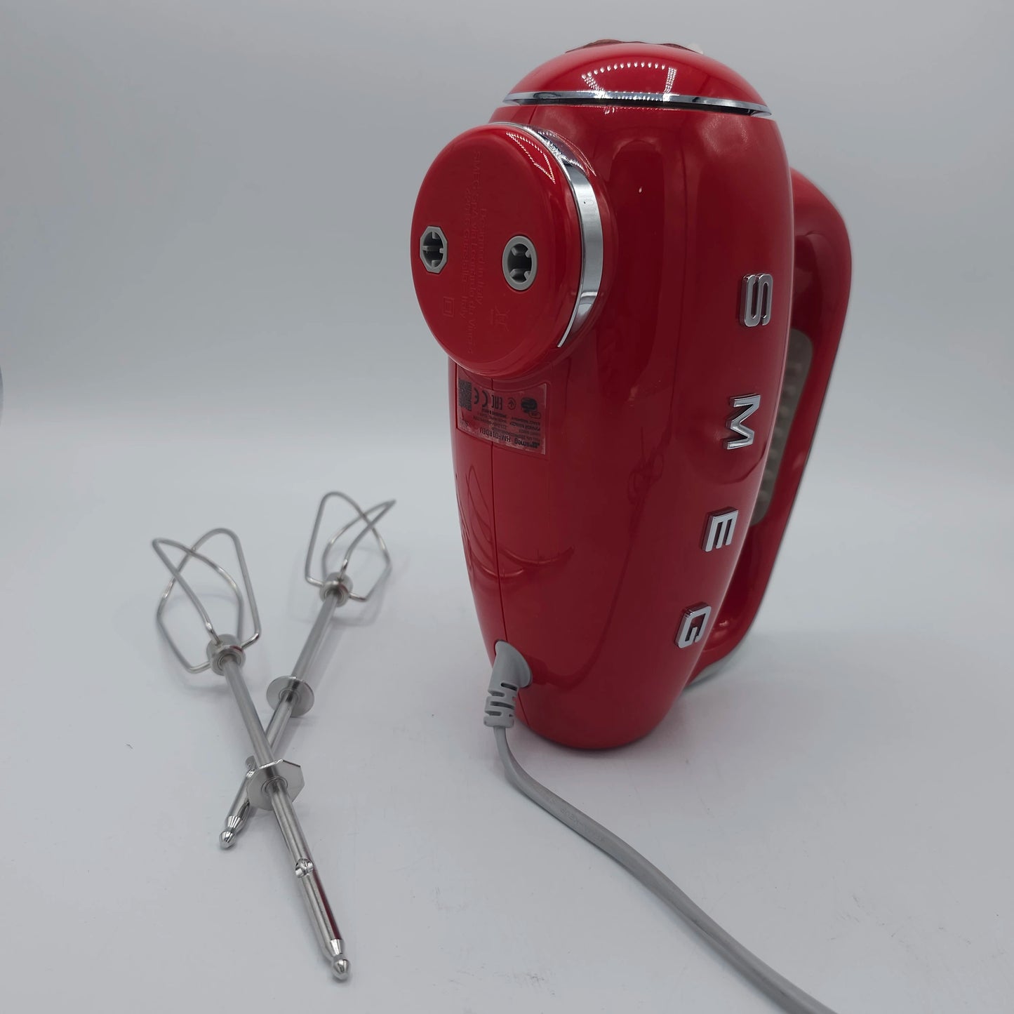 Batteur Électrique Manuel Smeg Style Années 50 - Rouge Passion