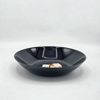 Assiette Creuse Ronde Noire - Collection Arcopal Zelie