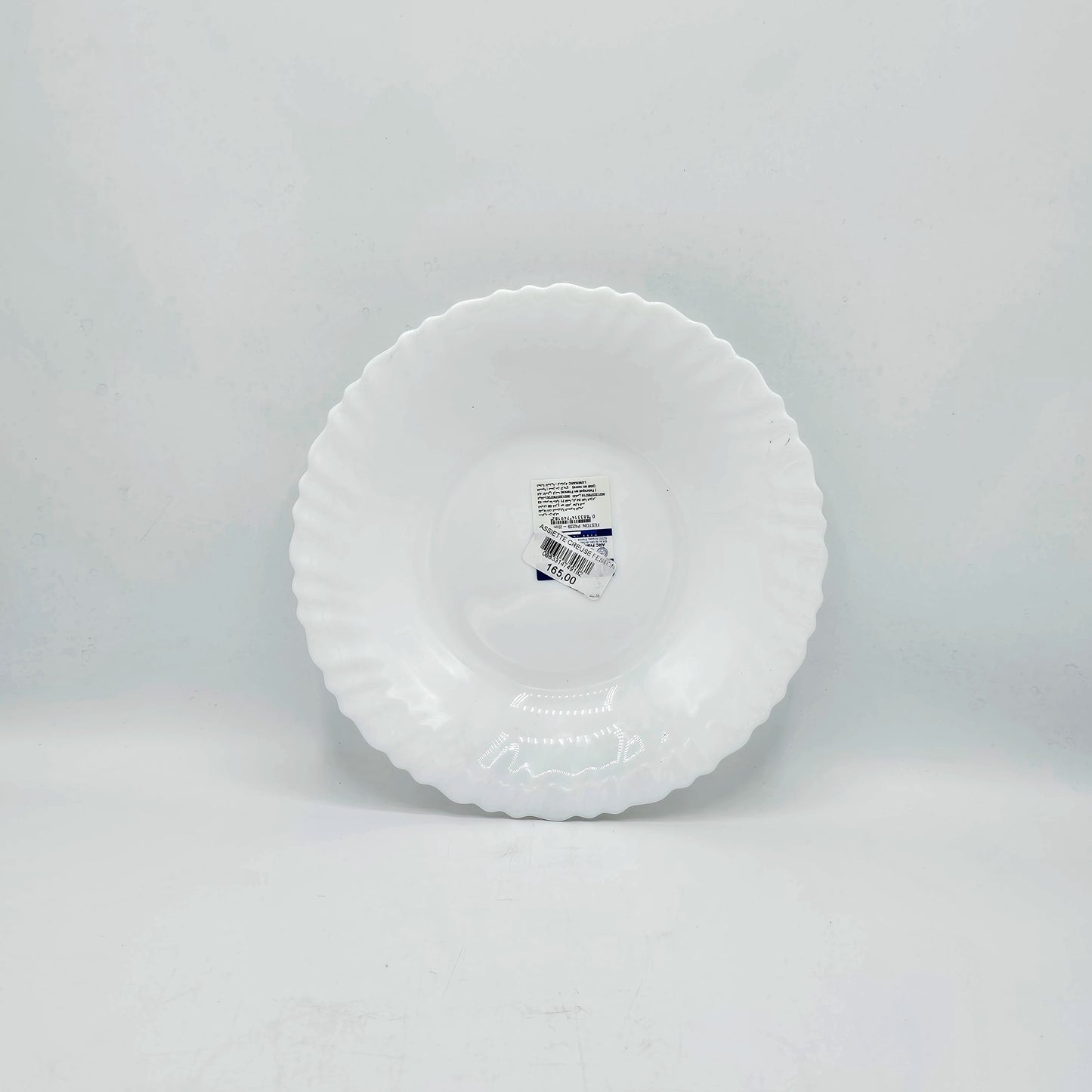 Assiette Creuse Feston Blanche – Collection Luminarc Feston