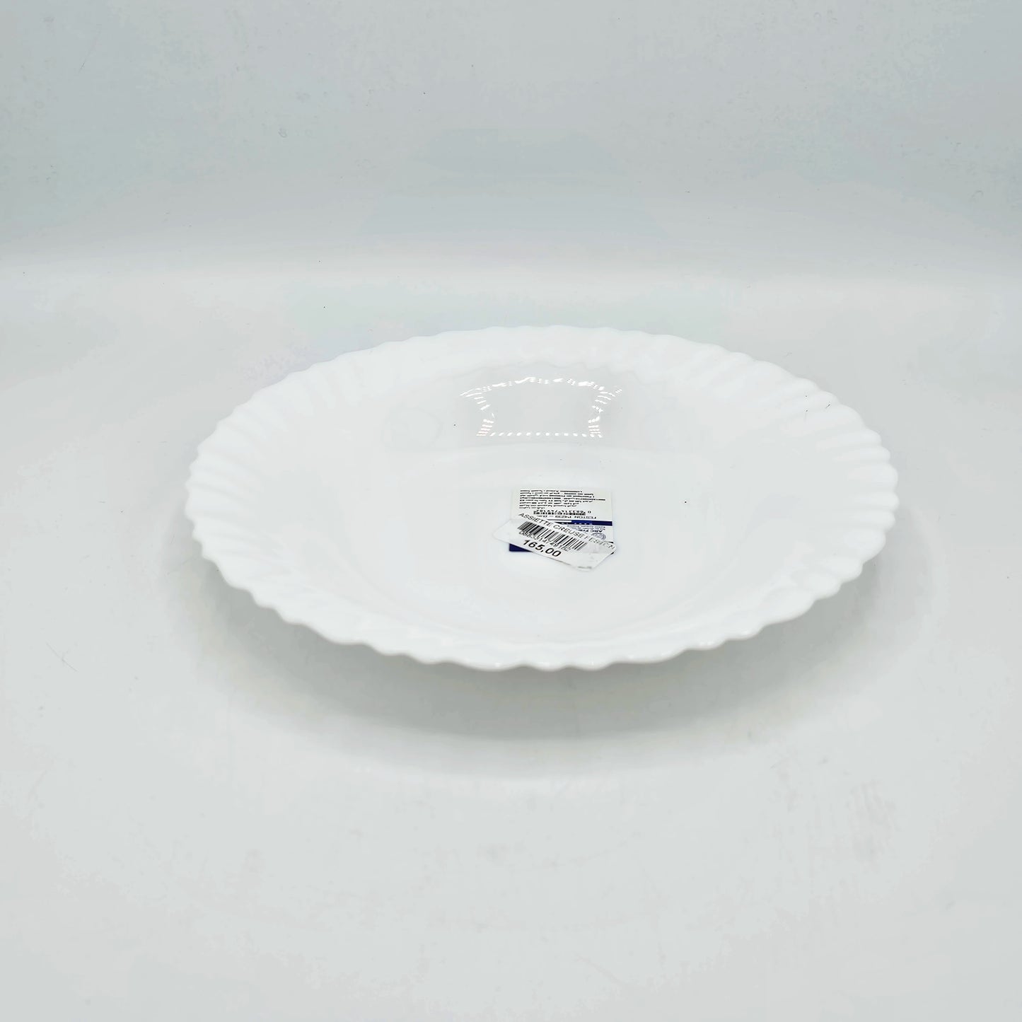 Assiette Creuse Feston Blanche – Collection Luminarc Feston