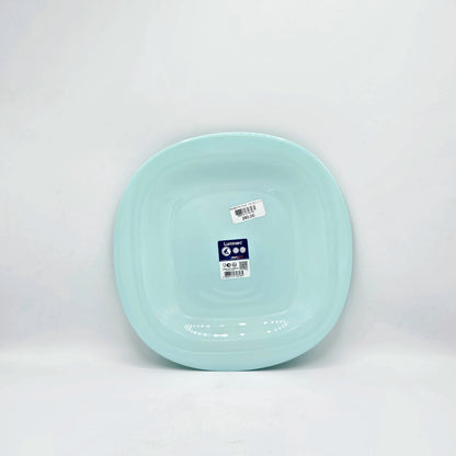 Assiette Plate Carrée Bleu Turquoise – Collection Luminarc Carine