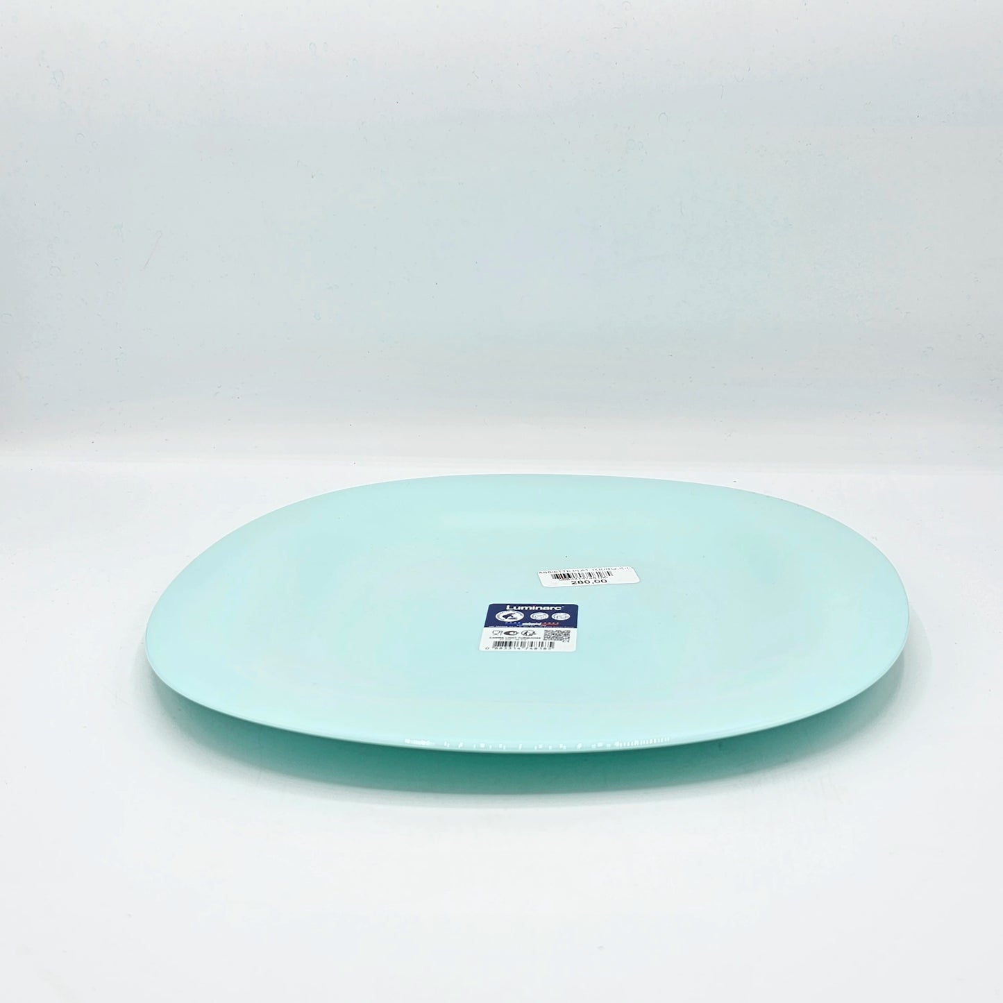 Assiette Plate Carrée Bleu Turquoise – Collection Luminarc Carine