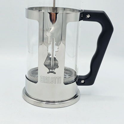 Cafetière à Piston Bialetti Smart – French Press Inox et Verre Borosilicate