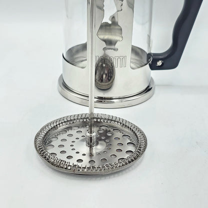 Cafetière à Piston Bialetti Smart – French Press Inox et Verre Borosilicate