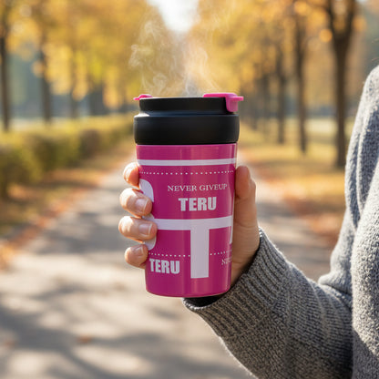Mug de Voyage Isotherme Inox 400ml - Maintien Chaud & Froid