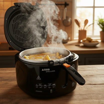 Friteuse Électrique SEB Simply One – Compacte, Capacité Familiale et Cuisson Facile