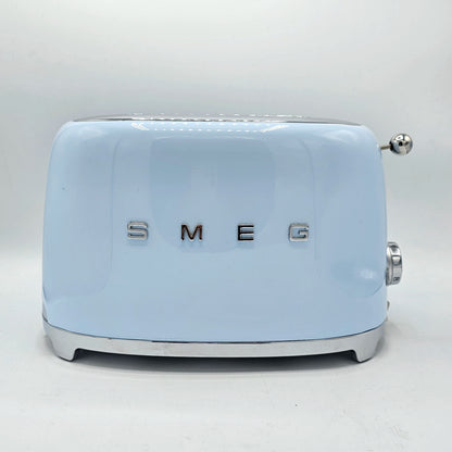 Grille-Pain 2 Tranches SMEG - Style Rétro Années 50 Bleu Pastel