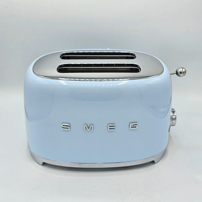 Grille-Pain 2 Tranches SMEG - Style Rétro Années 50 Bleu Pastel