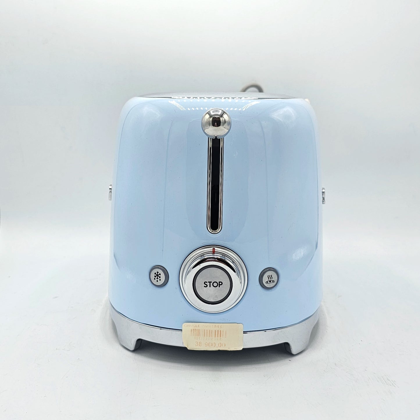 Grille-Pain 2 Tranches SMEG - Style Rétro Années 50 Bleu Pastel