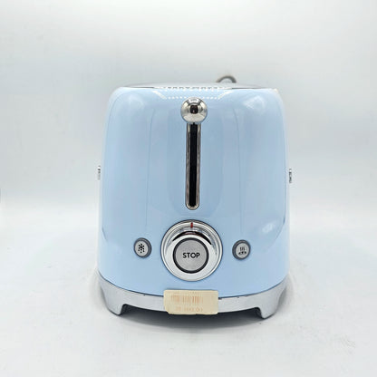 Grille-Pain 2 Tranches SMEG - Style Rétro Années 50 Bleu Pastel