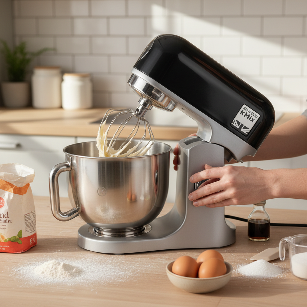 Robot Pâtissier Kenwood kMix – Robot sur Socle Performant avec Bol Inox 5L