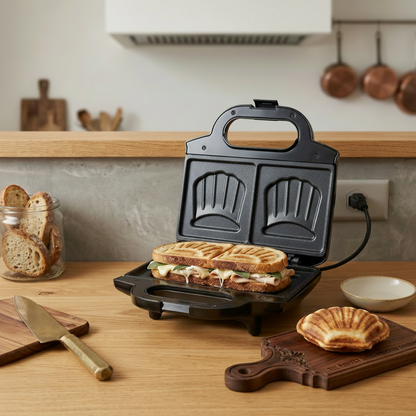 Appareil à Croque-Monsieur Moulinex Accessimo – Compact & Antiadhésif – Rouge Rubis