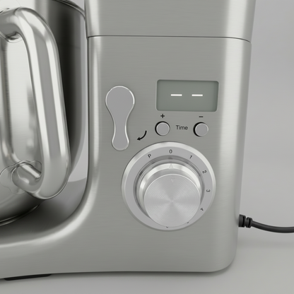 Robot Pâtissier Professionnel ProfiCook – Inox Brossé avec Écran LCD ( 10L)