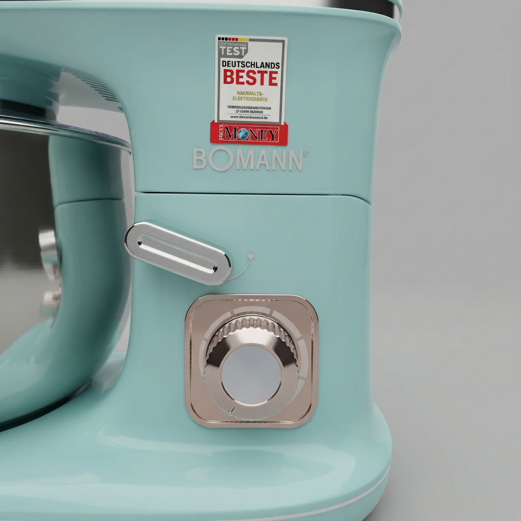 Robot Pâtissier Multifonction Bomann 1100W – Robot Pétrisseur Vintage 5L