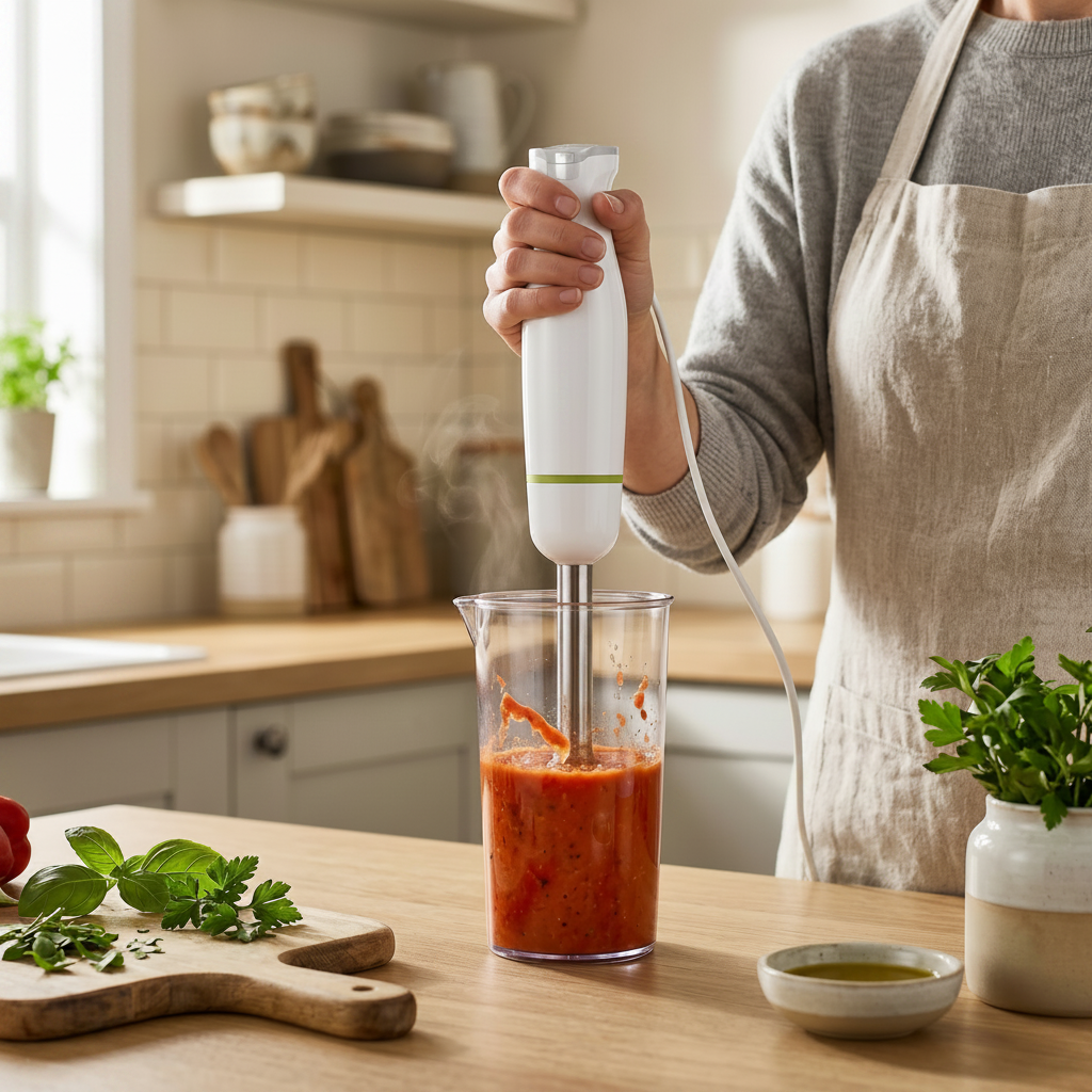 Mixeur Plongeant Kenwood 600W – Pied Amovible & Fonction Turbo | Pack avec Gobelet Gradué