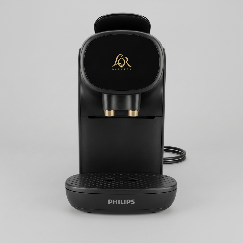 Machine à Café à Capsules Philips L'OR Barista - Édition Noir Mat & Or