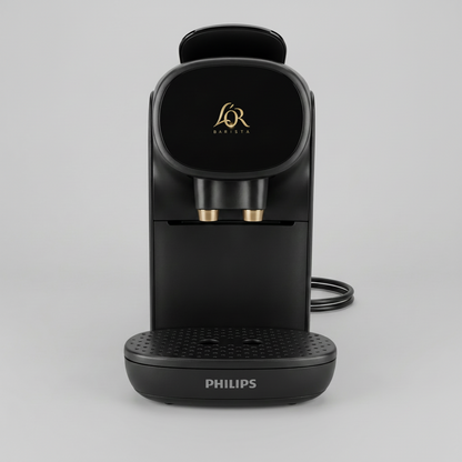 Machine à Café à Capsules Philips L'OR Barista - Édition Noir Mat & Or