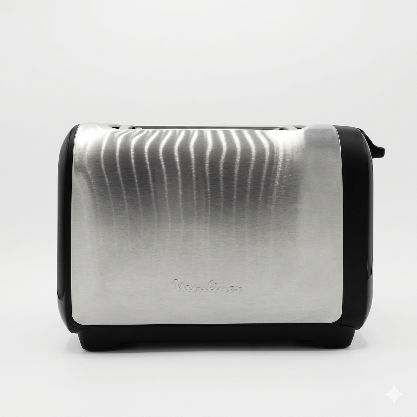 Grille-Pain Moulinex Inox Brossé & Noir – Design Industriel et Dorage Parfait