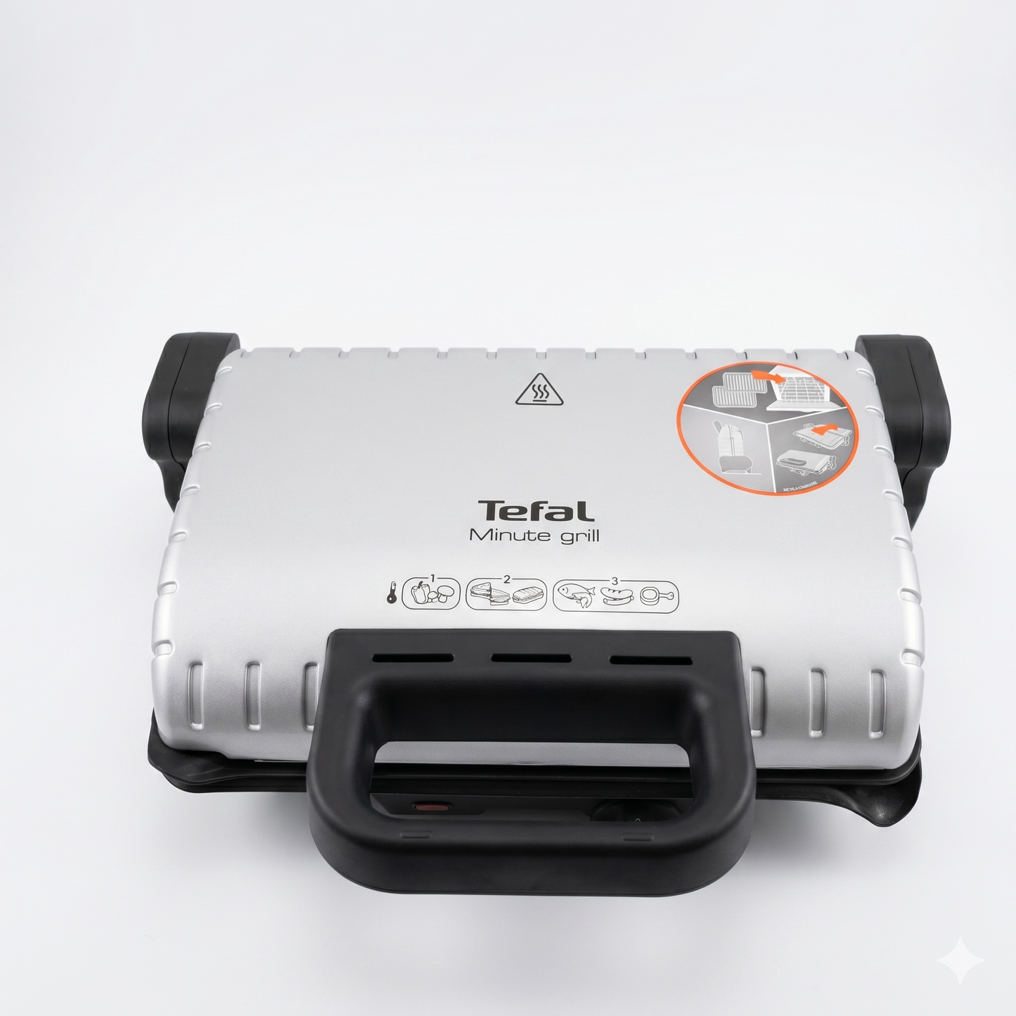 Appareil à Panini et Grillades Compact Multi-Positions