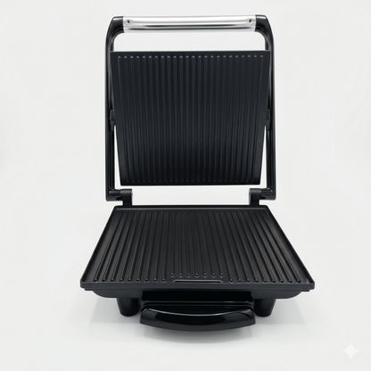Grill Viande & Presse à Panini Tefal Chrome Édition - Finition Inox Miroir