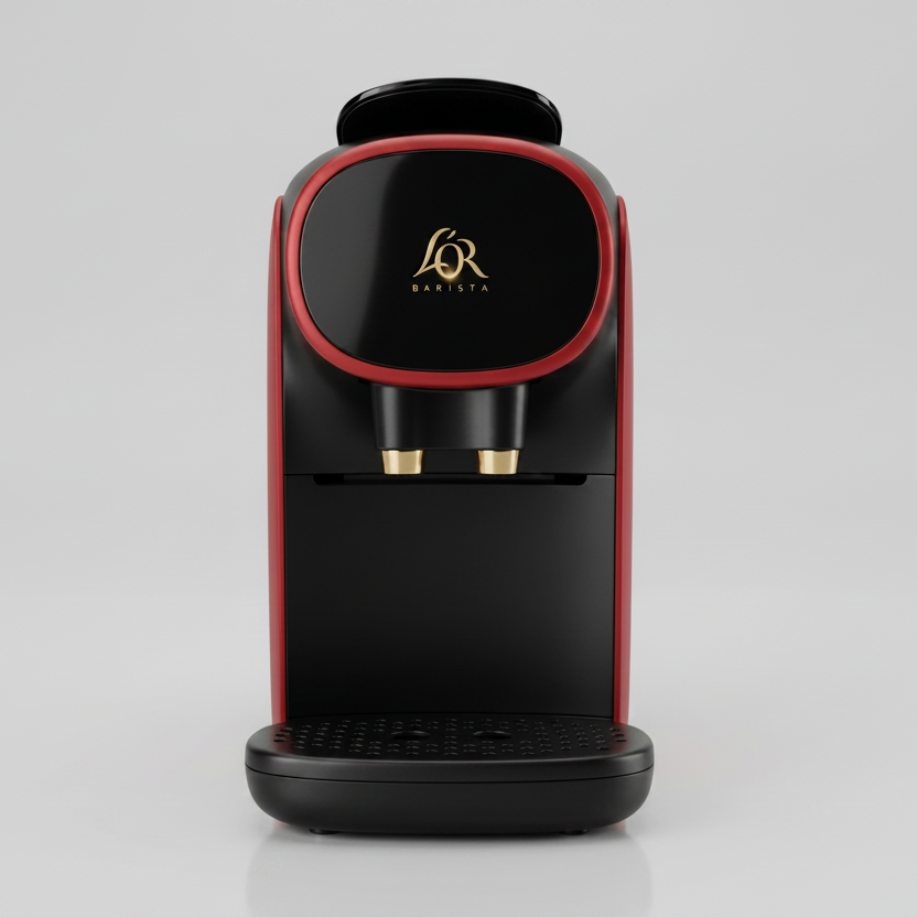 Machine à Café à Capsules L'OR Barista - Édition Rouge Opéra & Noir
