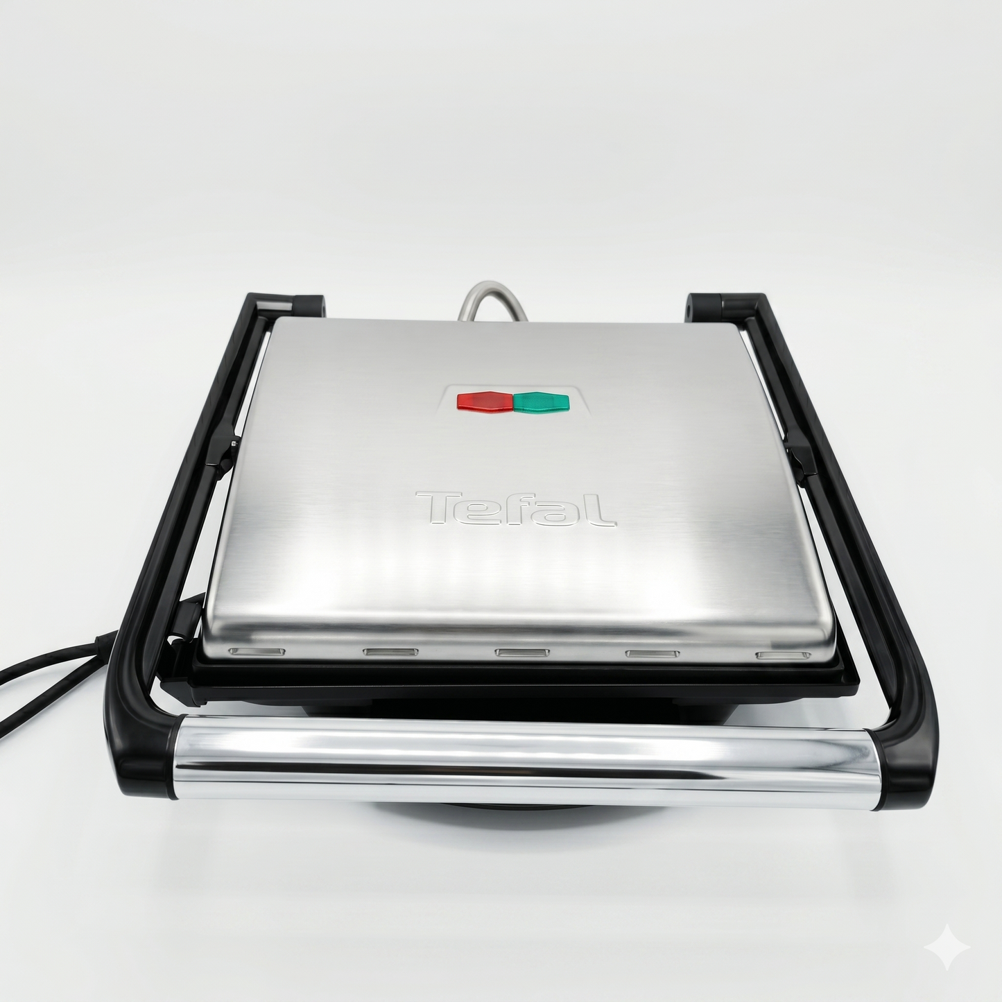 Grill Viande & Presse à Panini Tefal Chrome Édition - Finition Inox Miroir