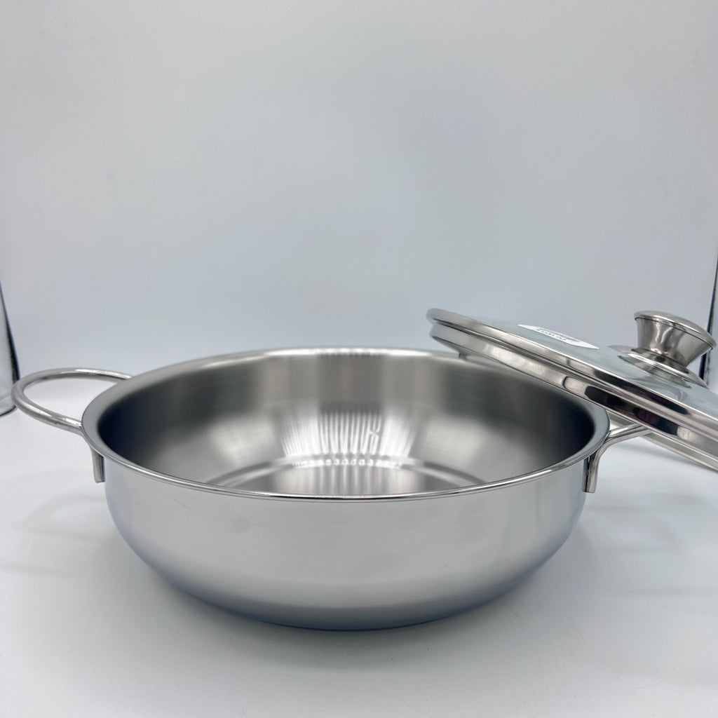 Faitout Inox Professionnel avec Couvercle Verre – Élégance & Performance