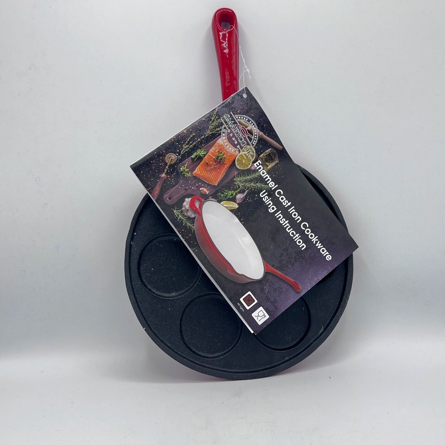 Poêle à Pancakes Smartcook en Fonte - 7 Empreintes - 23cm