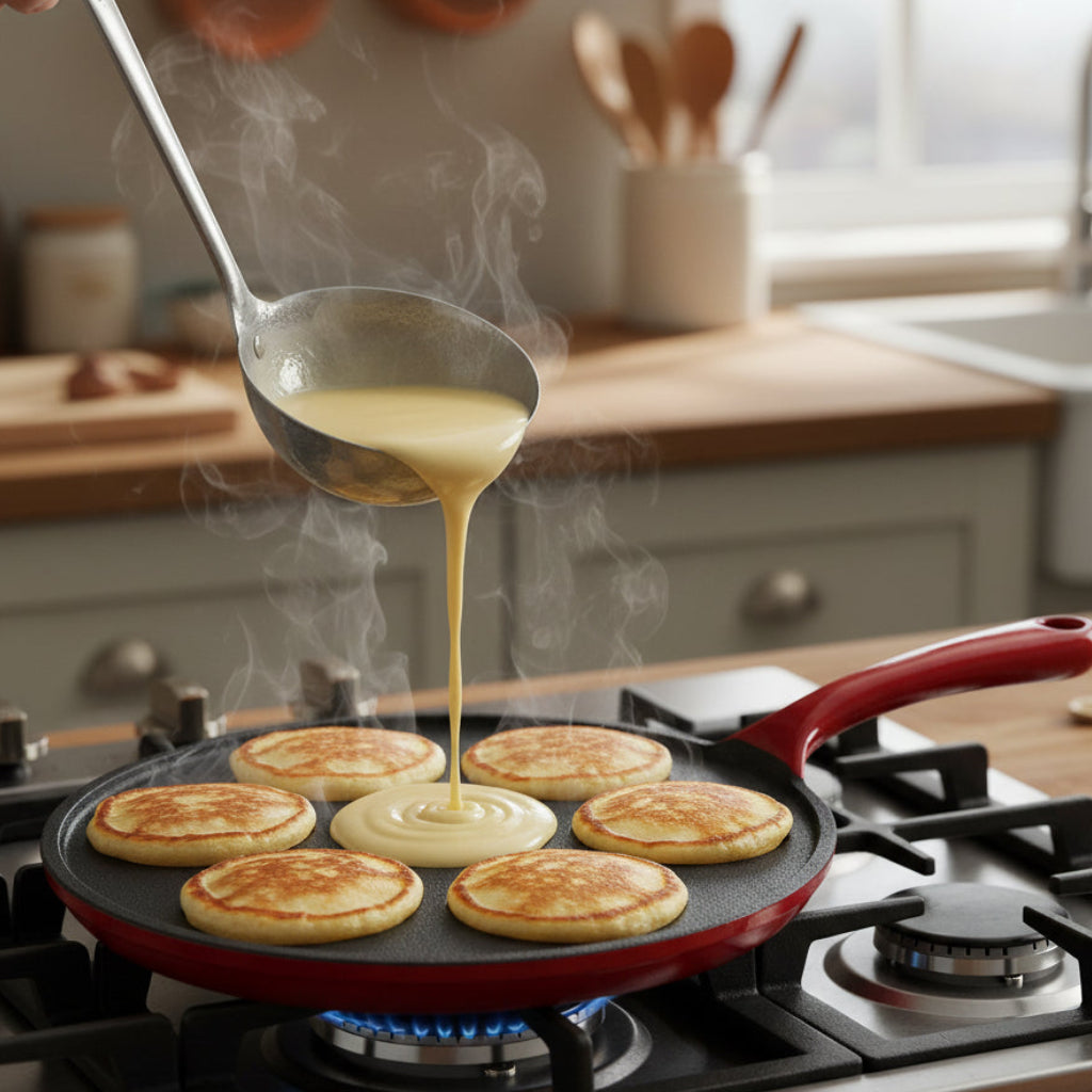 Poêle à Pancakes Smartcook en Fonte - 7 Empreintes - 23cm