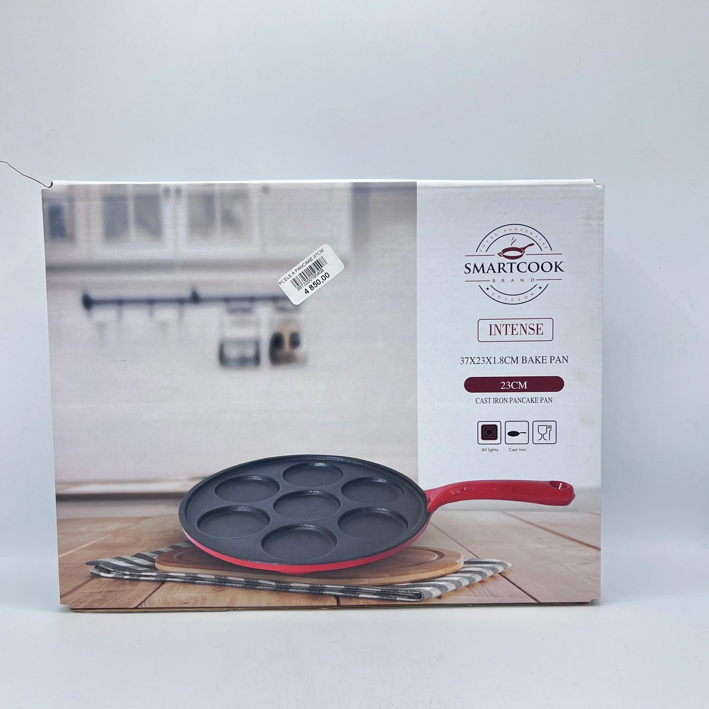 Poêle à Pancakes Smartcook en Fonte - 7 Empreintes - 23cm