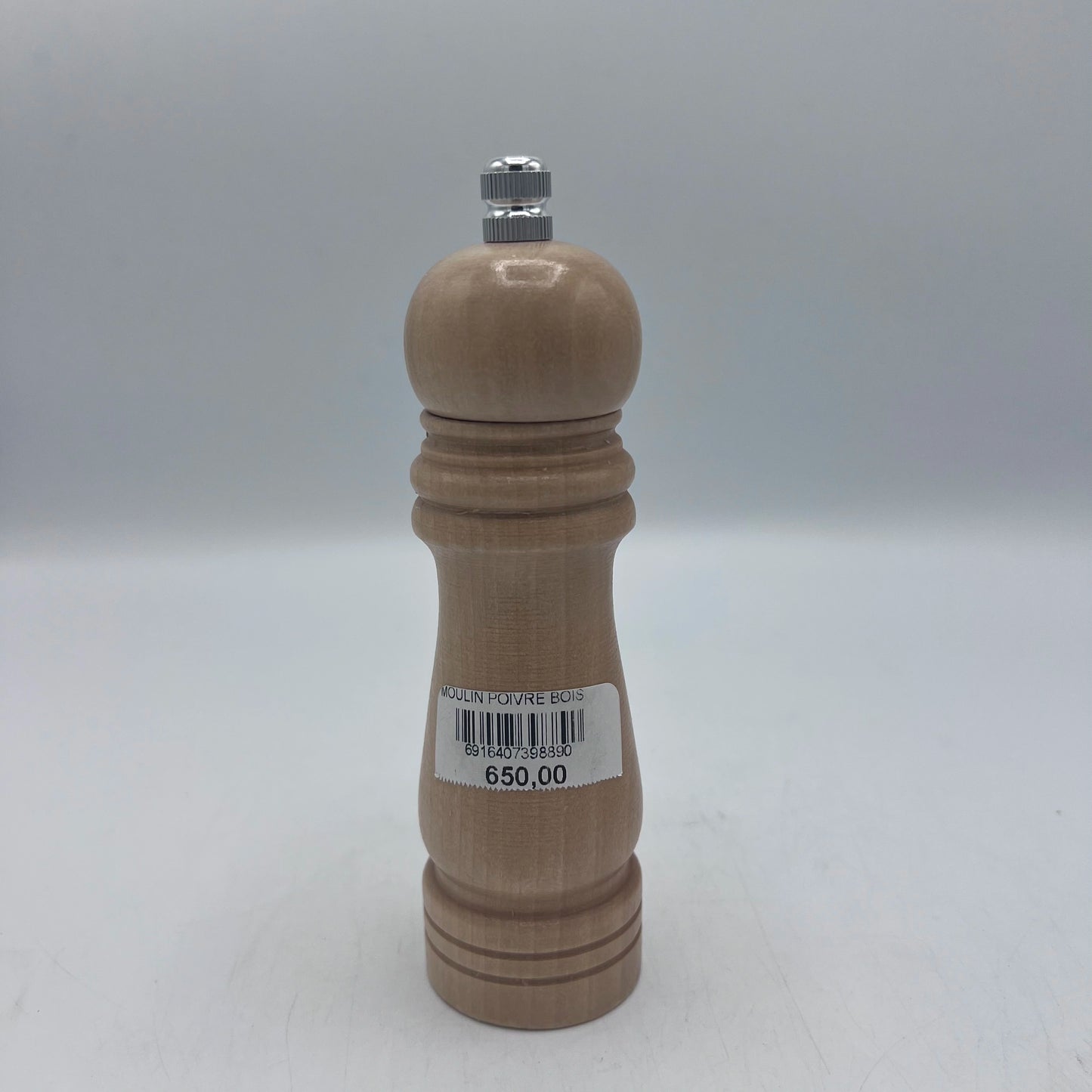 Moulin à Poivre Traditionnel en Bois Naturel – L'Essentiel de la Table