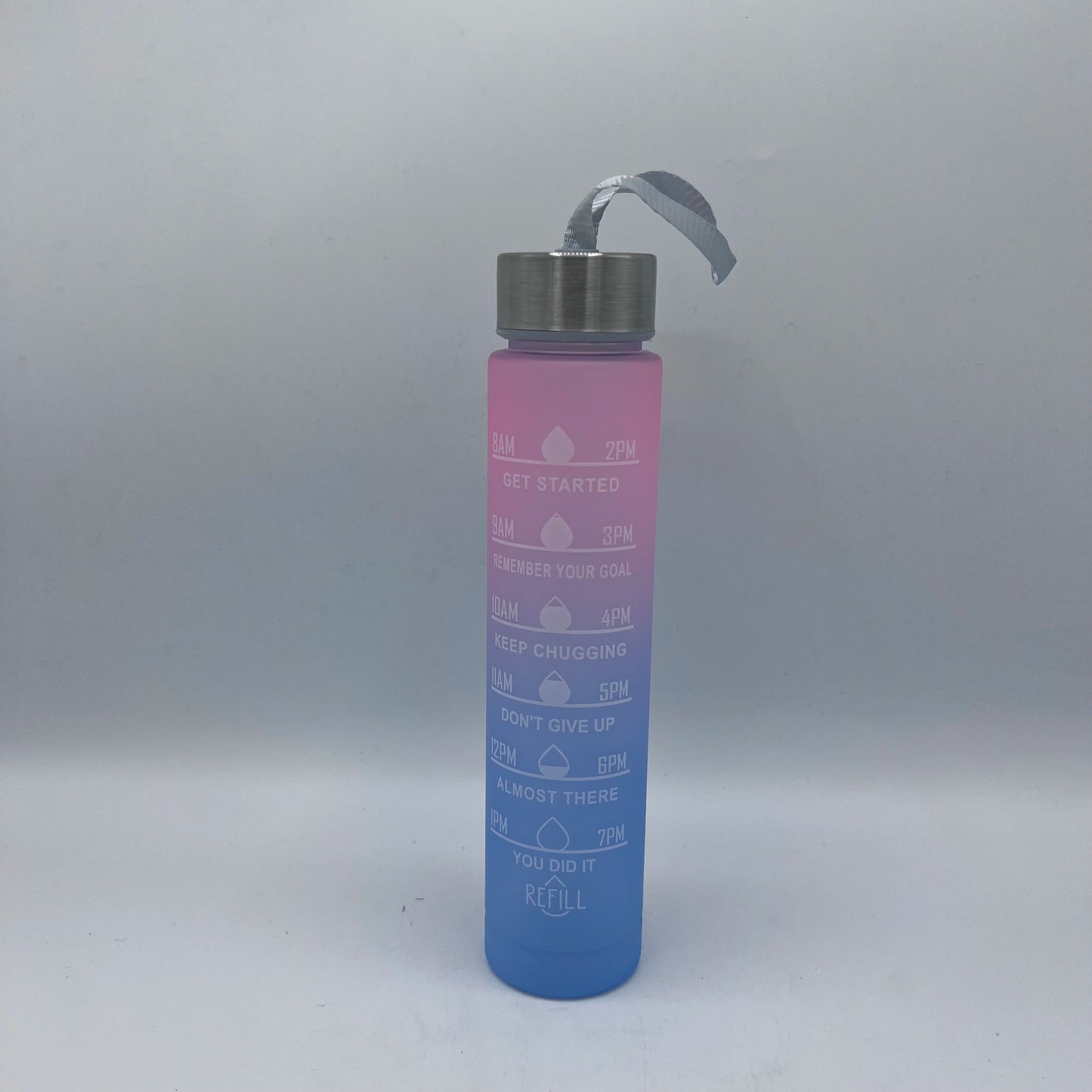 Trio de Gourdes Motivantes avec Marqueurs de Temps – Pack Hydratation Sport & Quotidien