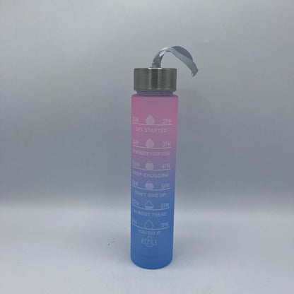 Trio de Gourdes Motivantes avec Marqueurs de Temps – Pack Hydratation Sport & Quotidien