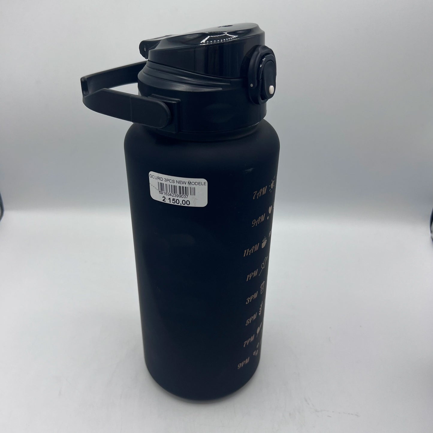 Trio de Gourdes Motivantes avec Marqueurs de Temps – Pack Hydratation Sport & Quotidien