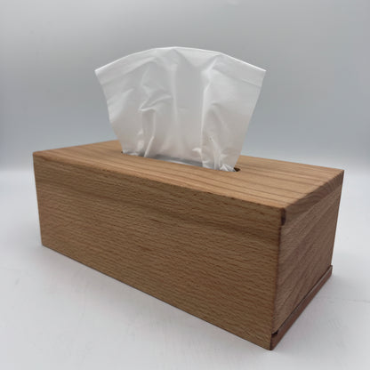 Boîte à Mouchoirs en Bois Naturel - Distributeur Design Minimaliste