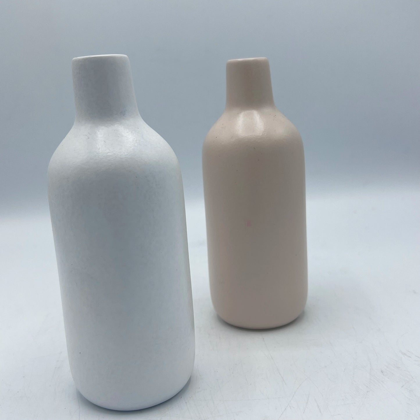 Set de 2 Vases Soliflores en Céramique Mate