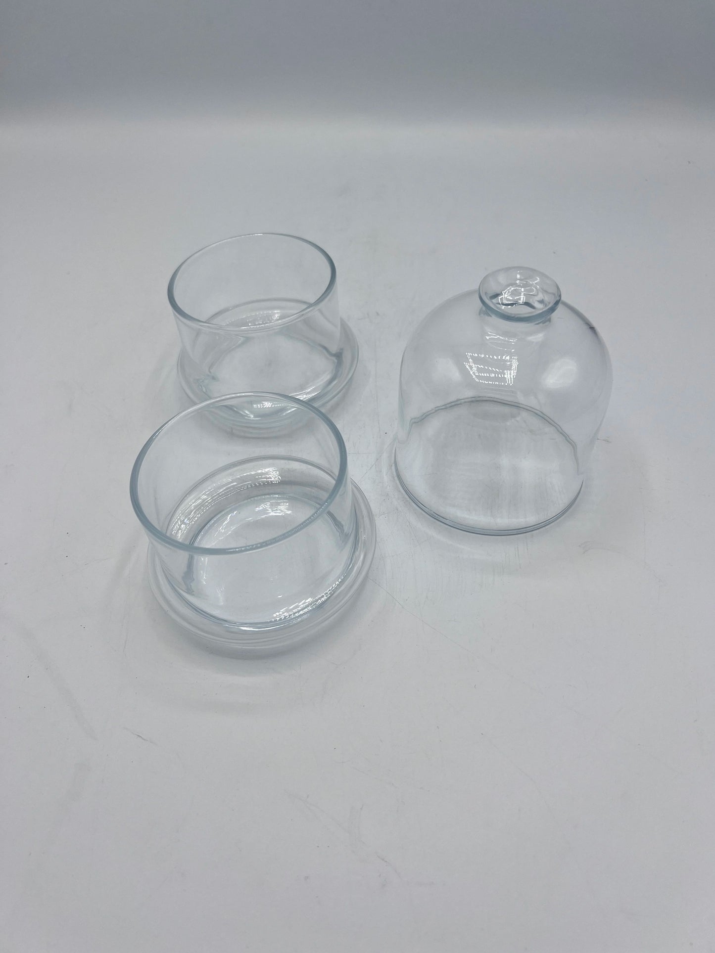 Mini Cloche en Verre à Empiler Villa Patisserie Paşabahçe – Élégance Gourmande