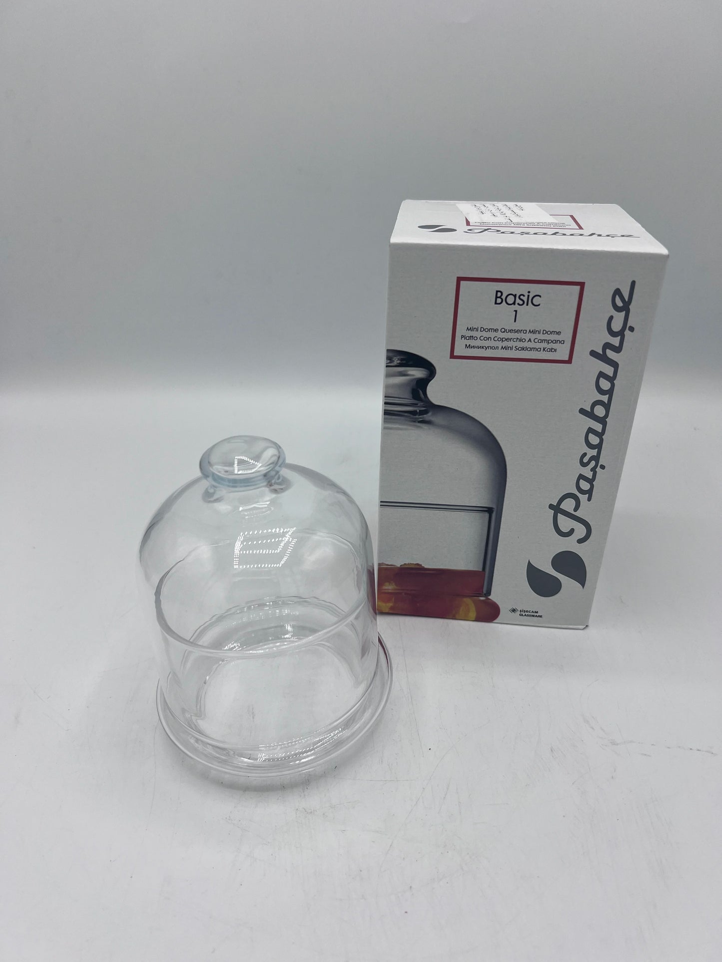 Mini Cloche à Fromage et Dessert Basic Paşabahçe – Élégance Transparente