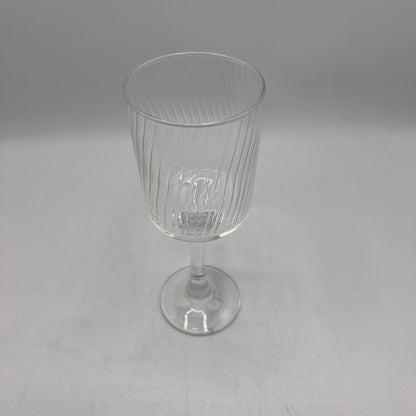Verre à Pied Design "Borgo Forte" Borgonovo – Style Strié Rétro & Élégance Italienne