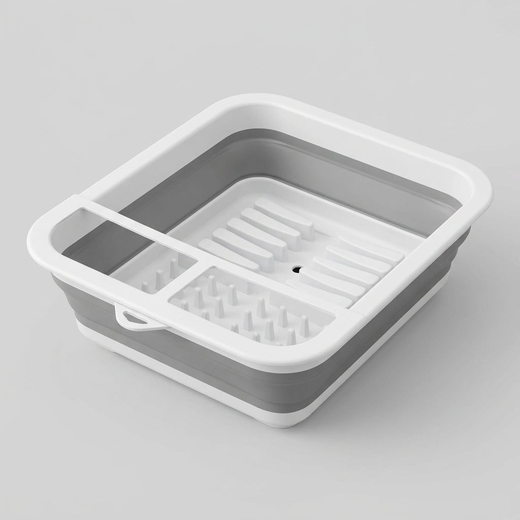 Égouttoir à Vaisselle Rétractable et Pliable "Gain de Place" - 5five Simply Smart  DESCRIPTION :