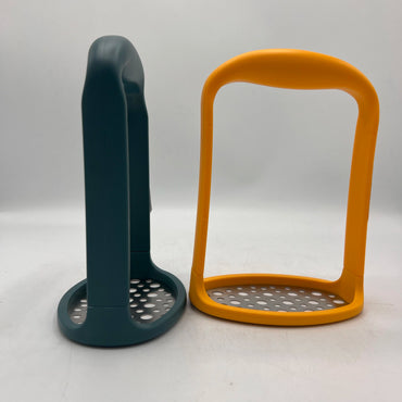 Presse-Purée Ergonomique en Inox et Silicone - Design Antidérapant