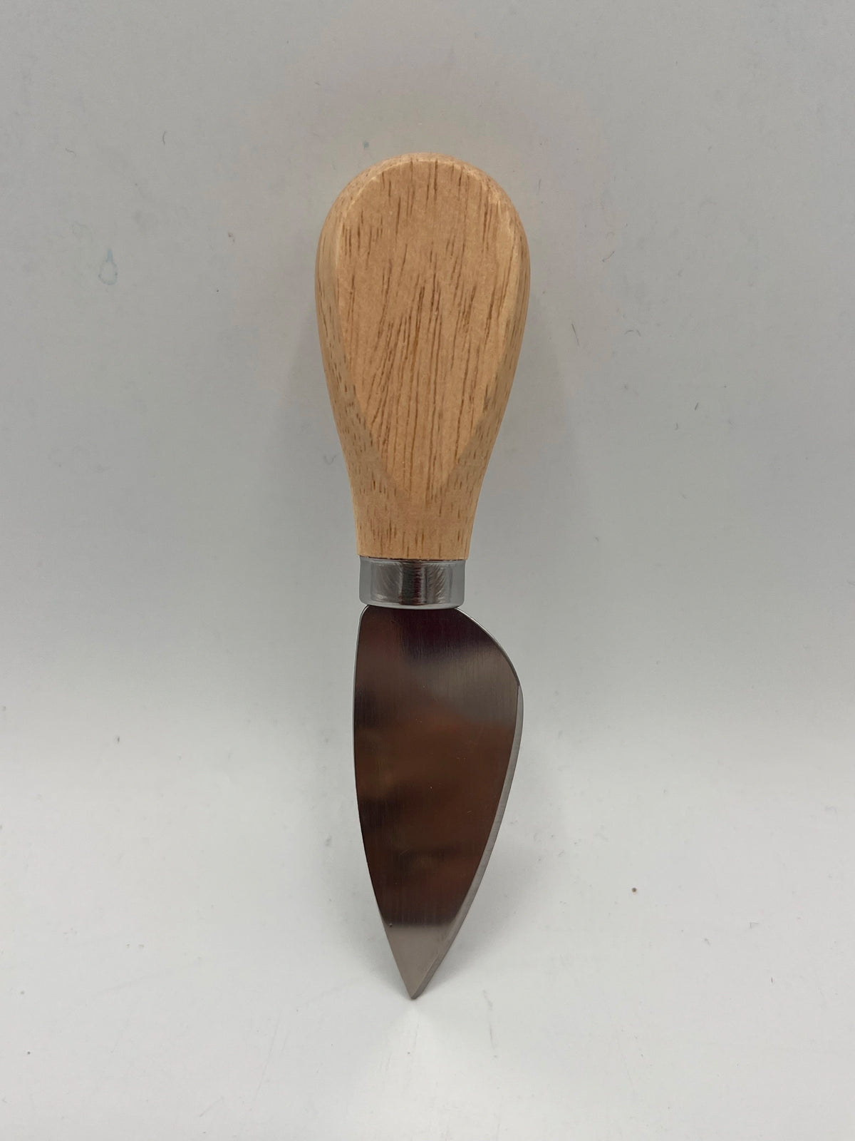 set  de 4 Couteaux à Fromage Inox et Manches en Bois - Service Élégant